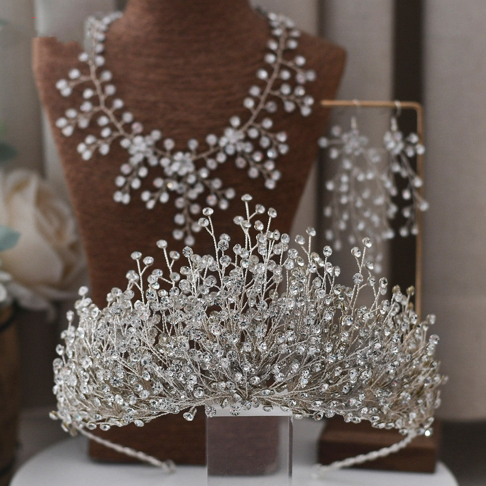 Crystal Princess Tiara Set | Tiara, Earrings & Necklace