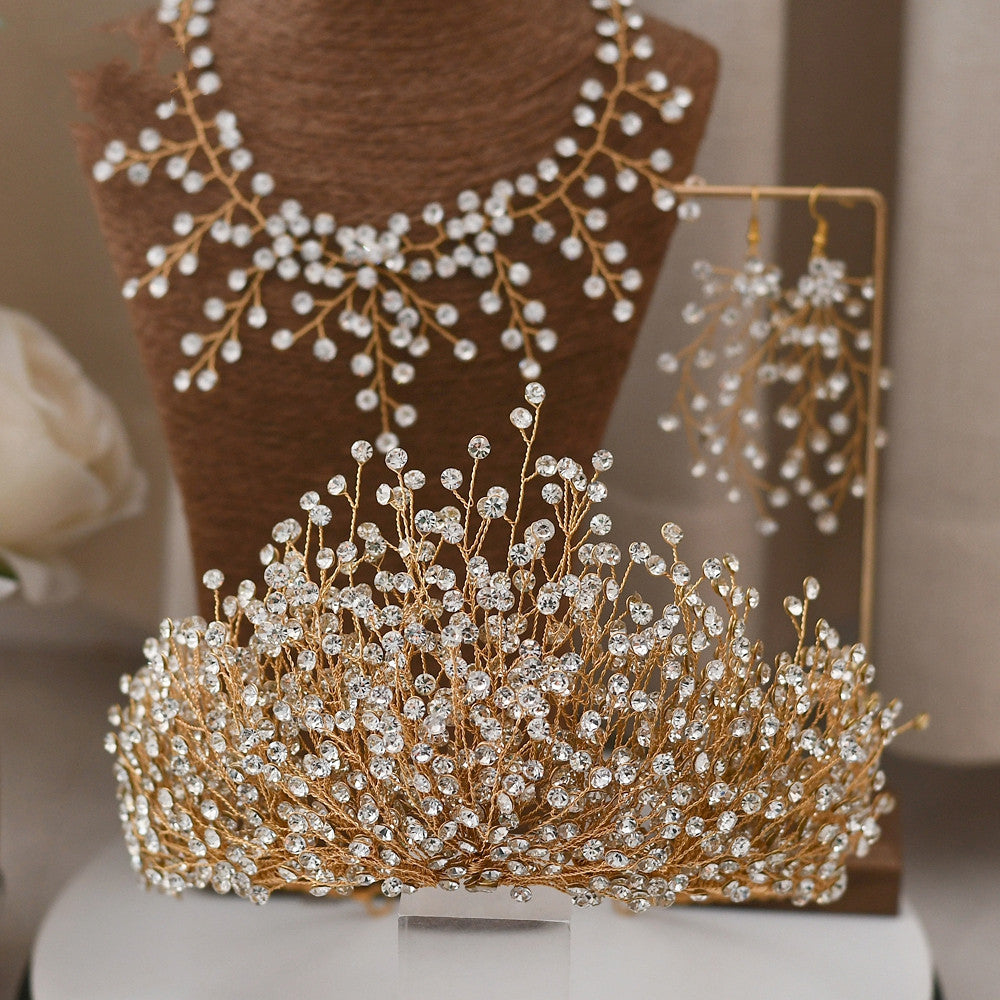 Crystal Princess Tiara Set | Tiara, Earrings & Necklace