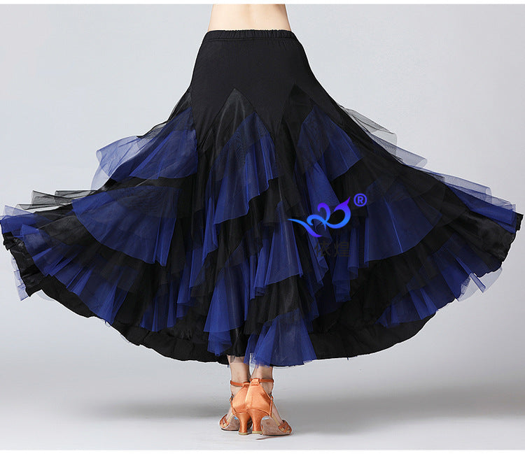 Women’s  Layered Swing Skirt for Dance, Stage & Costume