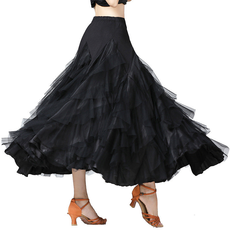 Women’s  Layered Swing Skirt for Dance, Stage & Costume