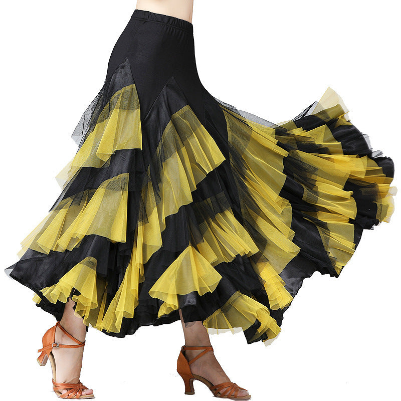 Women’s  Layered Swing Skirt for Dance, Stage & Costume
