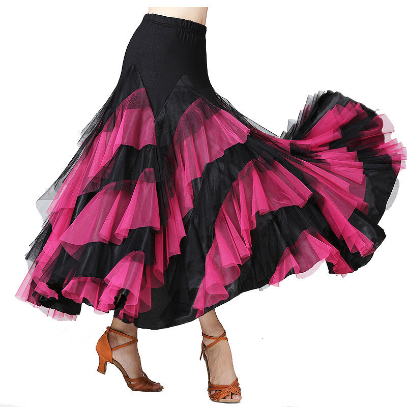 Women’s  Layered Swing Skirt for Dance, Stage & Costume